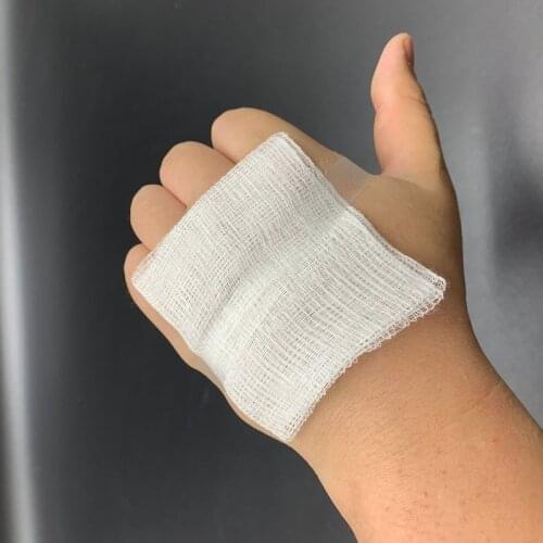 10Pcs/pack Gauze Pad Cotton First Aid Kit Waterproof Wound Dressing Sterile Gauze Pad Wound Care Supplies