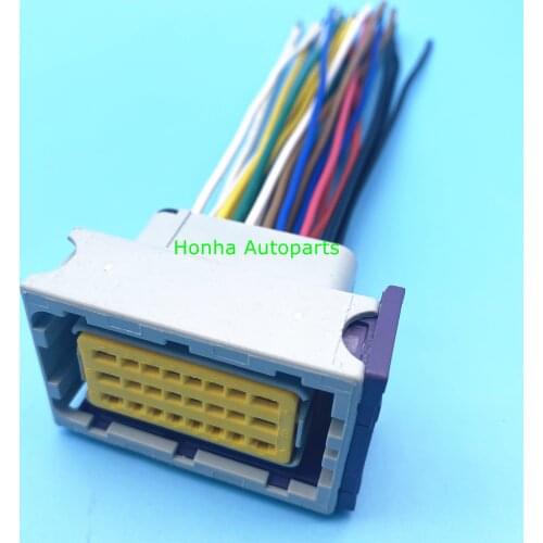 FCI ECU Connector 24 Pin Female Housing Sealed Connectors Plug Socket with wire 211PC249S8005