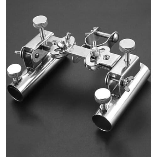 360 Degree Adjustable Stainless Steel Fishing Rod Stand Boat Rod Holder Rack Bracket Chair Mounted New Fishing Tackle