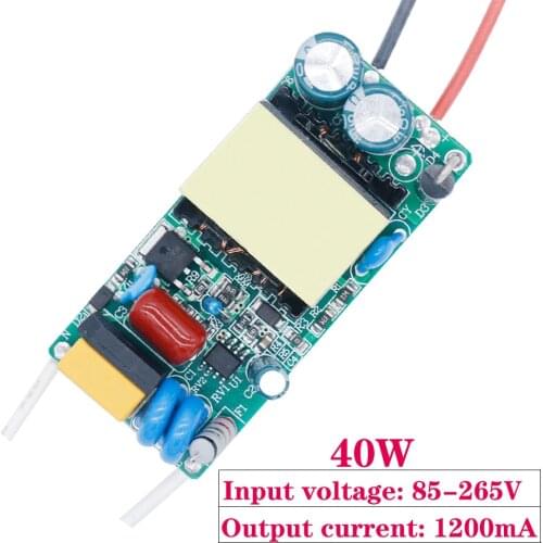 LED Driver 20W 30W 40W 50W 85-265V Power Supply Constant Current Lighting Transformers For LED Lamp Ceiling Light Spotlight