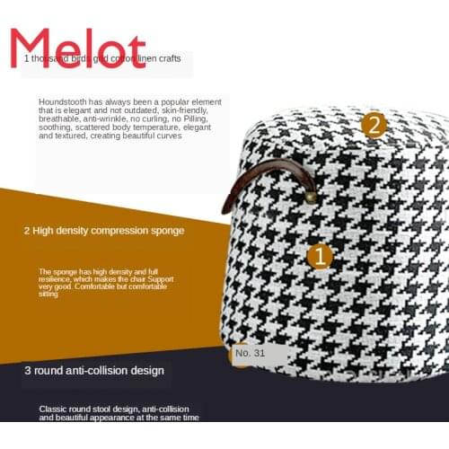 Thousands of birds cloth shoes stool fashion creative small wooden sofa stool household stool low stool stool stool
