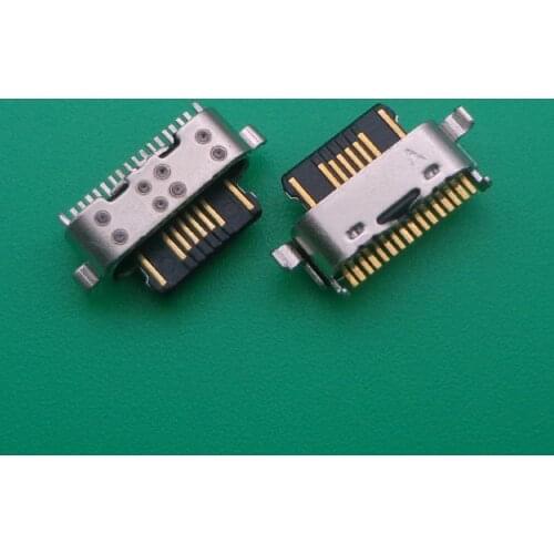 50pcs/lot Micro USB Charging Port Jack Socket Connector For Motorola Moto G7 Power xt1955 Charger Dock Plug
