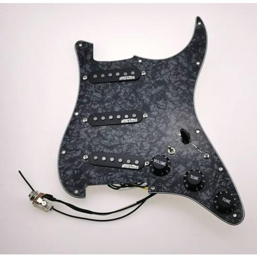 Guitar Pickups Stratocas 7-Way type fully loaded pickguard Wilkinson WVS 60s Alnico5 SSS Single Coil