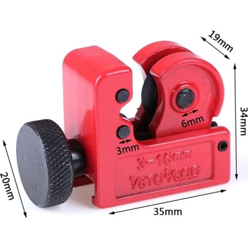 1PC Mini Alloy Steel Pipe Tubing Cutter 1/8" To 5/8" OD Copper Brass Aluminum Cutting Tool