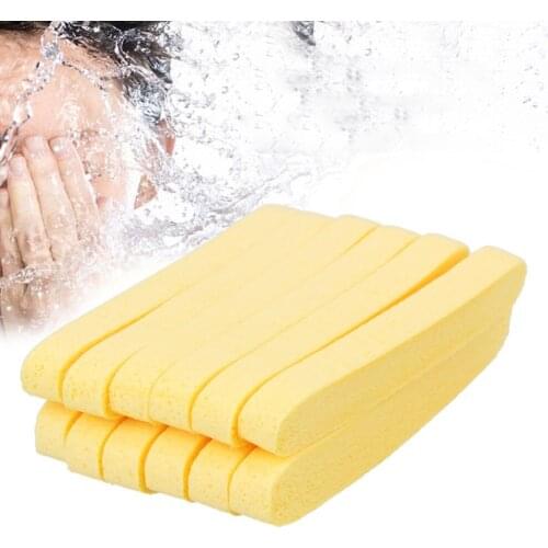 12 PCS Soft Face Cleansing Makeup Sponge Compressed Washing Exfoliator Pads Esponja Maquiagem Cosmetic Puff Skin Cleanser Puffs