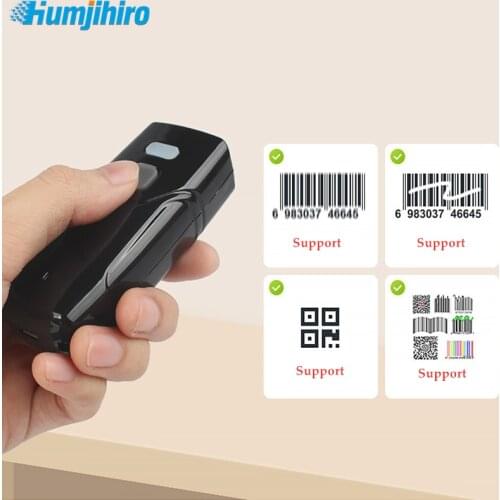 1D 2D Mini Barcode Scanner USB Wired/Bluetooth-compatible/ 2.4G Wireless QR PDF417 Bar Code Handheld Bar Code Reader Scanner