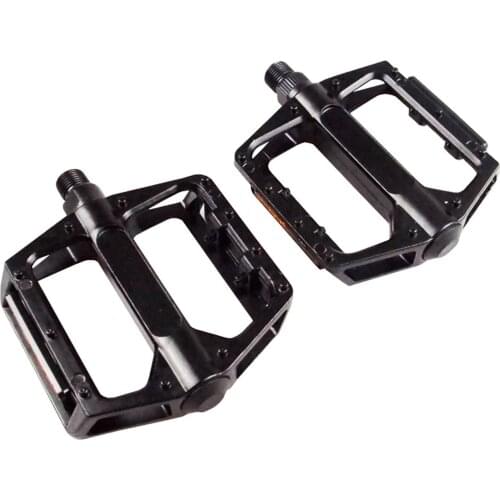 2Pcs / Non-Slip Surface To Increase Friction Aluminum Alloy Durable Surface Smooth Reflective Bicycle Pedal For MBT Road Bikes