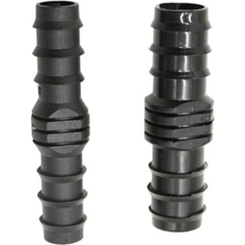 DN15 DN20 Garden hose barbed connector 20mm 25mm 2 way irrigation hose pipe connector 4pcs