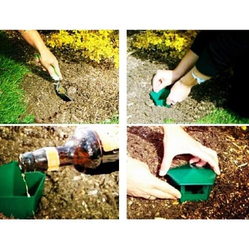 8Packs Eco-friendly SnailCage House Catcher Trap Gintrap - 10x11cm