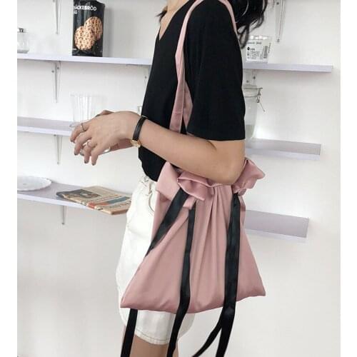 Canvas Environmental Protection Mom Shopping Bag Canvas Wild Silk Recyclable Bag Simple Design Healthy Tote Hand Bag