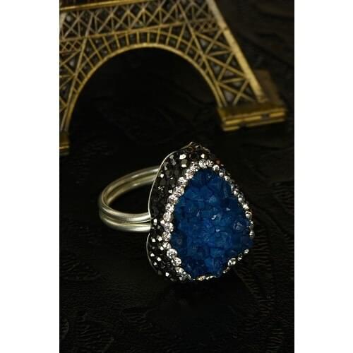 Dr Stone Natural Stone Women 'S Quartz Ring Brass Above Micron Silver Plated 121 Ar58