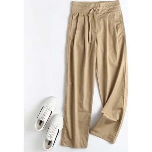 Daveanddi Women's Straight Trousers
