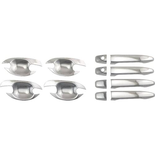 For Toyota Wish 2003 2006 2009 ABS door handle bowl Chrome Accessories Stickers Car Styling