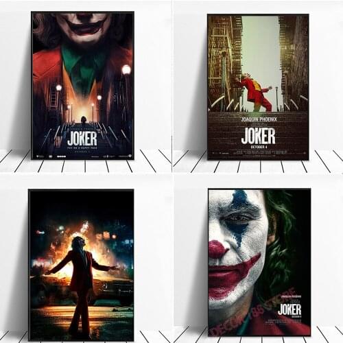 Joker Movie Art Posters And Prints Canvas Painting Wall Pictures For Living Room Vintage Decorative Home Decor Quadro