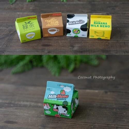 Coconut Newborn Photography Props children photography simulation drink box feeding bottle props photo ornaments