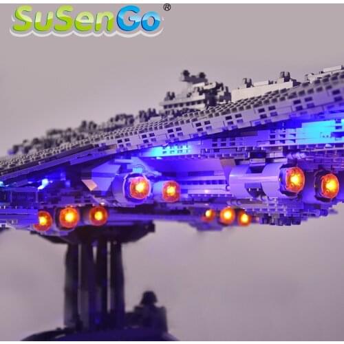 SuSenGo Led Light Kit For 10221 Star War Super Star Destroyer Compatible With 05028 35003