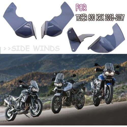 Motorcycle Shroud Windshield Windscreen Wind Deflector HandShield Handguard For TIGER 800 XRX 2015-2017
