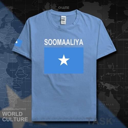 Somalia Somali t shirt fashion 2018 men jerseys nation team 100% cotton t-shirt clothing tees country flag Soomaaliya SOM SO 02