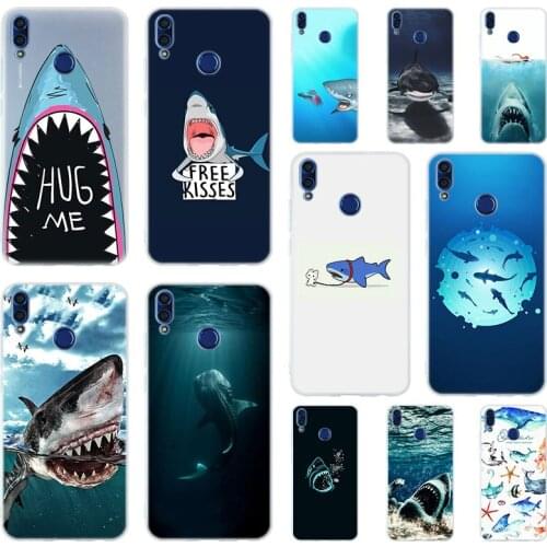 Ocean Whale Sharks fish Soft TPU Case Cover For Huawei Honor 30 20 10 9 Lite 9a 8a 7a Pro 10X 10i 30s 20lite 10lite