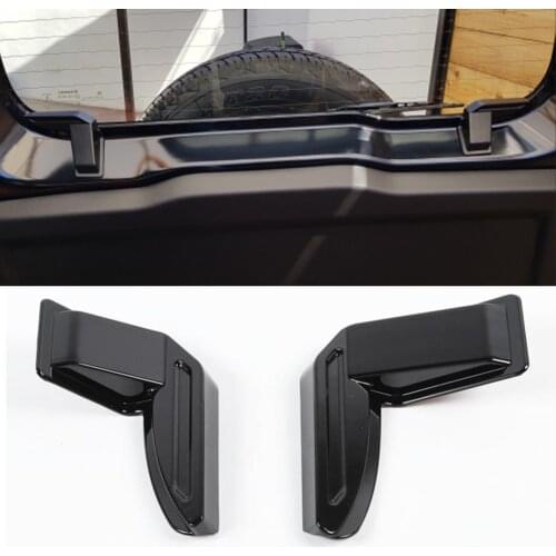 New Hot 2PCS Black ABS Rear Windshield Heating Wire Protection Cover For Suzuki Jimny Sierra JB64 JB74 2019 2020 Demister Cover