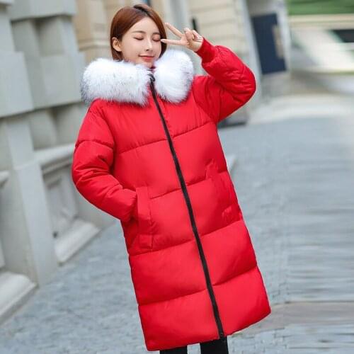 New high quality womens winter jacket simple cuff design windproof warm female coats fashion brand parka Female Plus Size XL-7XL