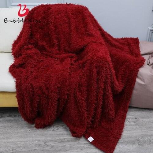 Bubble Kiss Coral Fleece Throw Blankets For Bed Pink Girls Room Cover Blanket Super Soft Large Size Home Fluffy Sofa Blanket