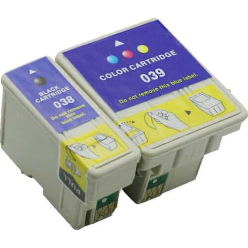 Full set of Inkjet Cartridges for T038 T039,2PCS, free shipping