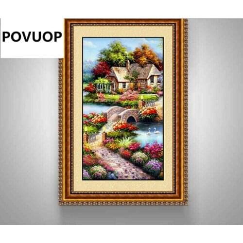 POVUOP Kits For Embroidery With Beads