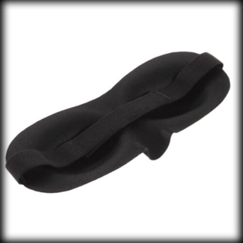 By dhl or ems 5000pcs Sponge goggles Soft Comfortable Blindfold polyester Sleeping Eye Mask Shade Nap Cover Sleeping Travel Rest