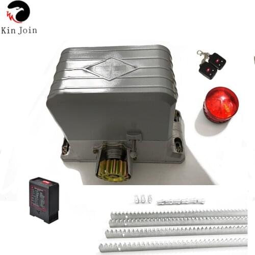 Excellence Use steel Zipper rack move gate Open doors automation rolling sliding Gate machine cold-resistant with 4m racks kit