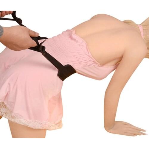 Doggie Style Strap Great Penetration Adult Kinky Fun Exciting Positioning Nylon Sponge Waist Restraints Sex Position Play Belt