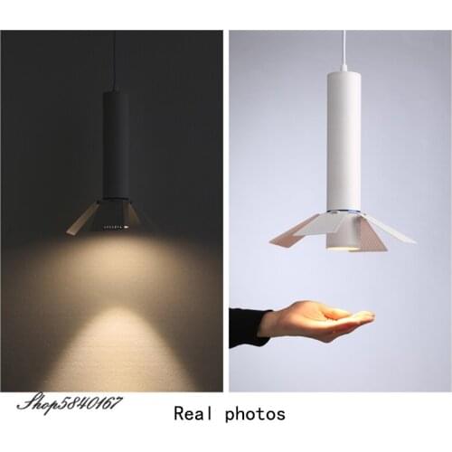 Modern Kitchen Hanging Lamps Aluminum Pendant Lights Home Deco 7W COB LED Macaron Lamp for Living Room Dining Room Light Fixture