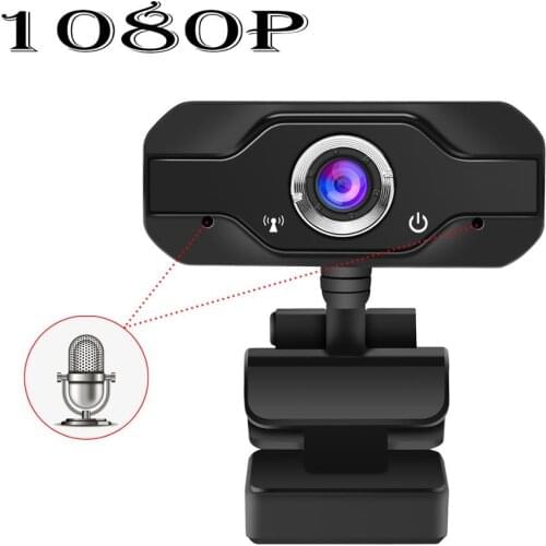 Webcam 1080P 60fps HD Web Camera USB Plug With Microphone Autofocus For Youtube Conference Computer/PC/Desktop Widescreen Video