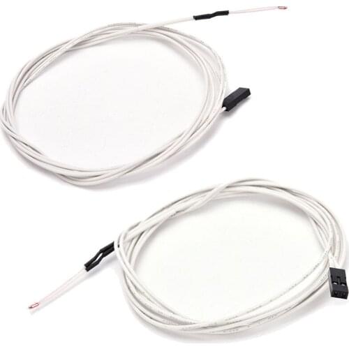1PC Reprap NTC 3950 Thermistor 100K with 1 Meter wire for 3D Printer NTC 3950 Thermistors