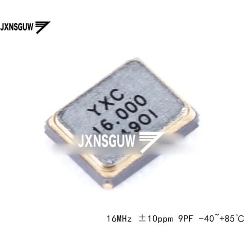 10PCS SMD passive crystal oscillator YSX221SL 16MHz 10ppm 9PF X252016MLB4SI/2520_4P