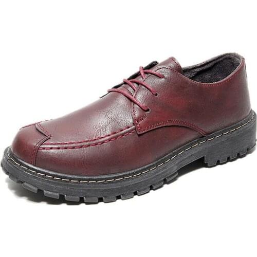 2020 Spring Leather Mens Casual Shoes Sneakers Men Loafers Ultralight Breathable Plus Size Footwear for Walking Driving Outdoor