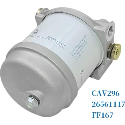 26561117 Fuel Filter Assembly Diesel Filter Fuel Water Separator Assembly CAV296 26561117 FF167 For Generator Set and Truck
