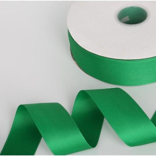 5yards Green Grosgrain Satin Ribbons for Wedding Christmas Party Decorations DIY Bow Craft Ribbons Card Gifts Wrapping Supplies