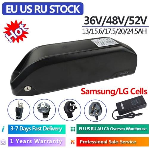 Ebike Battery 52V 48V 18650 Battery 17.5Ah 36V Ebike Lithium Batterij BBSHD 1000W BBS02B 750W BBS01B 250W Samsung Battery E-Bike
