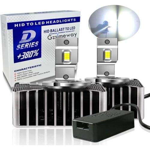 2PCS Canbus Car Light D5S LED D3S D2S D2R D4S D4R D8S D1S D1R Auto Headlight Lamp 12V 70W 32000LM 6000K No Error Front Bulbs