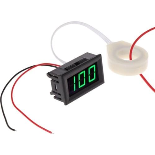 DC 5-120V 100A Digital Voltmeter Current Voltage Amp Meter w Hall Effect Sensor