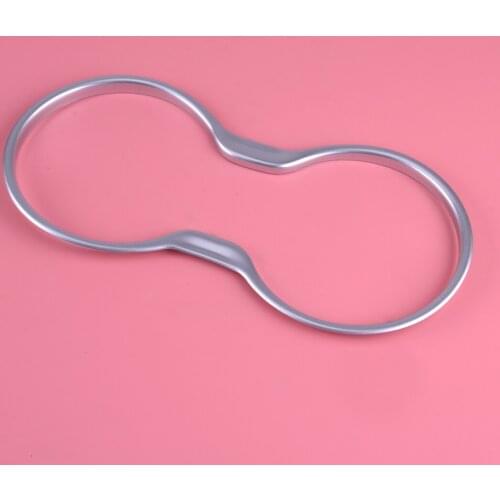 CITALL Car Styling Accessories ABS Chrome Interior Water Cup Holder Cover Trim Molding Fit for Jeep Compass 2017 2018