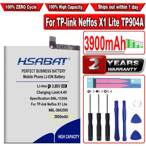 HSABAT 3600mAh NBL-38A2500 Battery for TP-link Neffos X1 Lite TP904A TP904C in stock