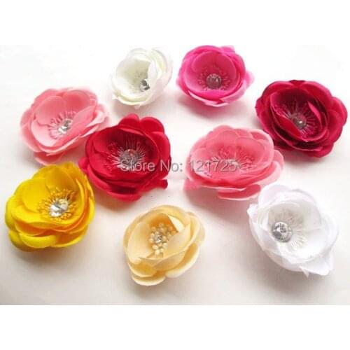 Artificial camellia flowers DIY flower head
