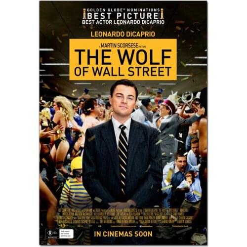 Classic Leonardo DiCaprio Classic Movie Poster Home Decoration Fashion Canvas Material Wall Poster 20x30cm,27x40cm,30x45cm