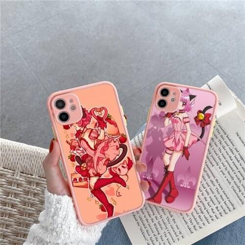 Tokyo Mew Mew Phone Case Matte Transparent for iPhone 7 8 11 12 s mini pro X XS XR MAX Plus cover funda