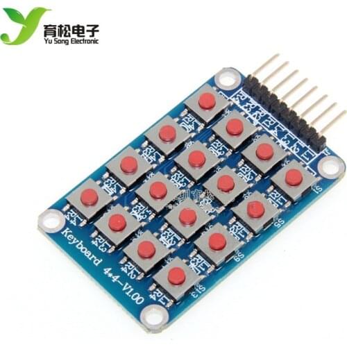 Micro switch 4X4 matrix keyboard 16-bit button MCU external module new