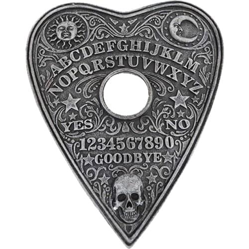 Ouija Board Mystery Tale Divination Planchet Enamel Brooch Pins Metal Badges Lapel Pin Brooches Jackets Jeans Fashion Jewelry