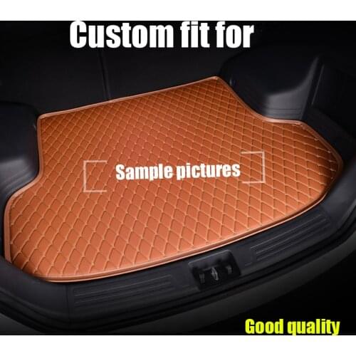 RKAC Custom car For CHERY A1 A3 A5 TIGGO 357 RIICH G3 G5 M1 All model BOOT LINER REAR TRUNK CARGO MATS TRAY CARPET 2011- 2016