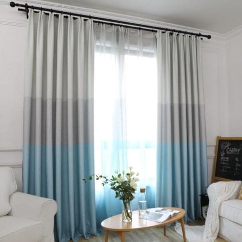 Curtains for Living Room Strip Customized Bedroom Curtains for Window Treatment Drapes Finished Blackout Cortinas